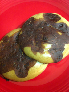 PB protein cookies, w choc