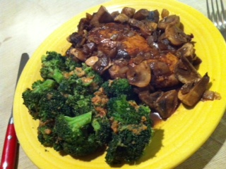 Balsamic Chicken w mushrooms