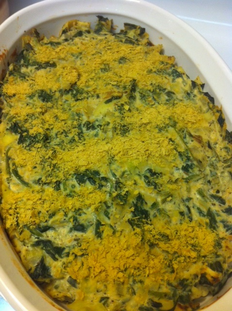 Spinach Artichoke Tofu dip