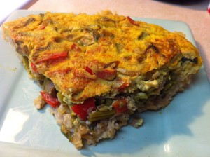 Asparagus and Mushroom Quiche w Brown Rice Crust 3